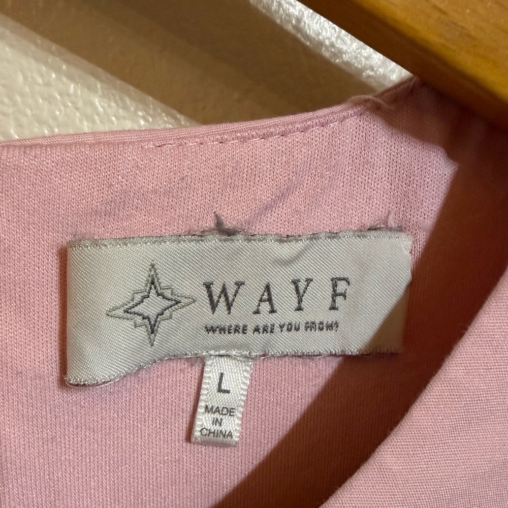 Wayf From Bloomingdale’s Blush Pink Midi Dress - Picture 4 of 5